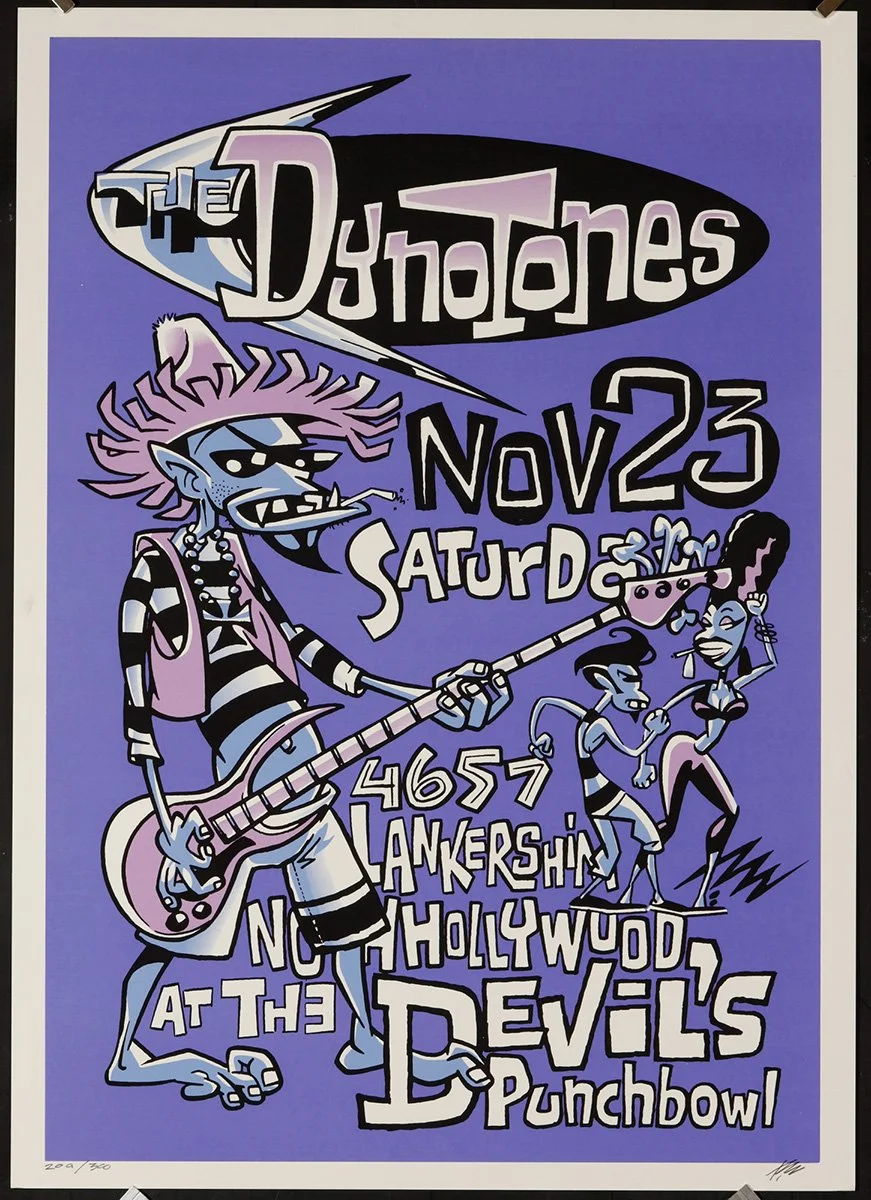 Coop Electric Frankenstein Silkscreen Concert Poster 1998